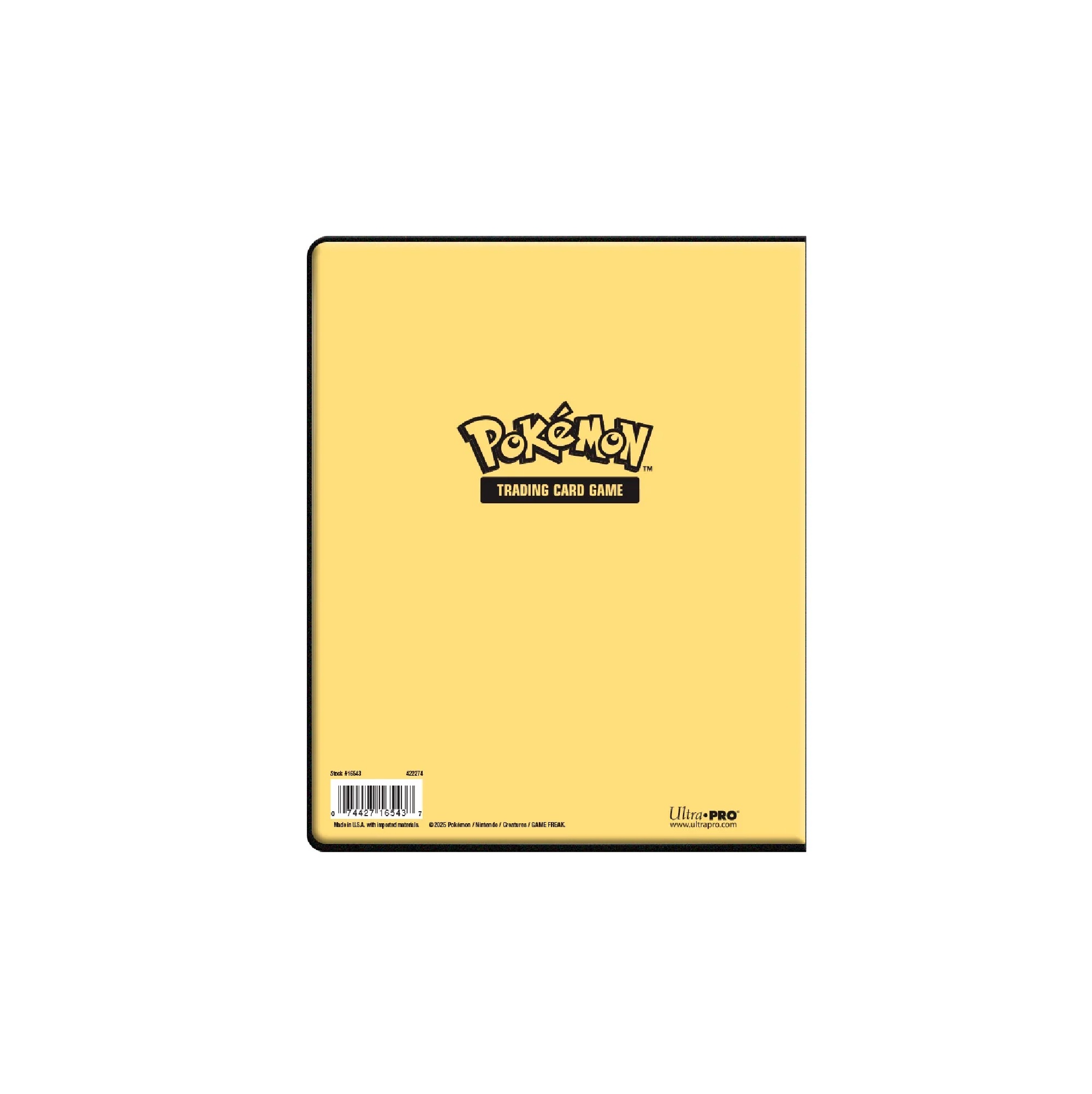 Pokemon - Ultra Pro- Sammelalbum - 4-Pocket - Pikachu