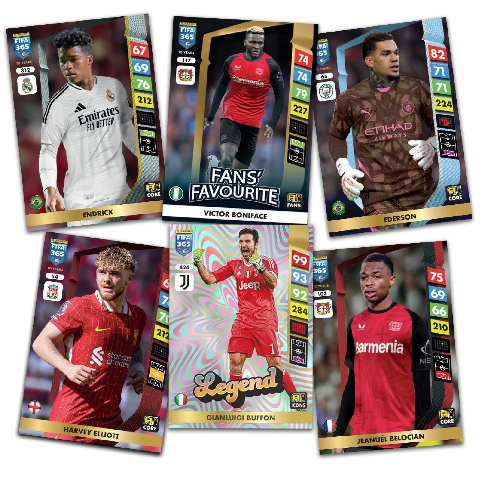 FIFA 365 Adrenalyn XL 2025 Fatpack Booster Display