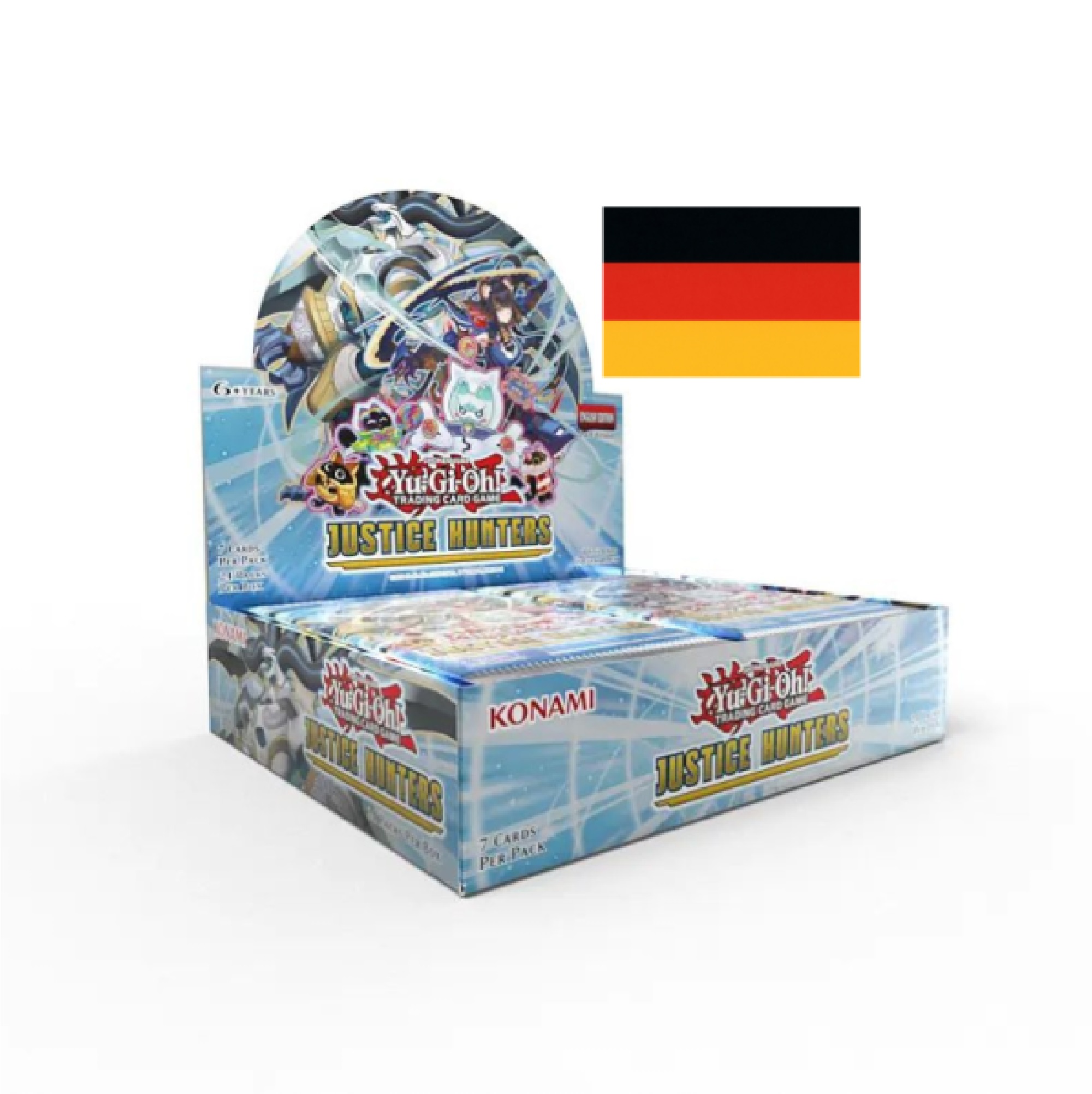 Yugioh Justice Hunters Booster Display (Deutsch)