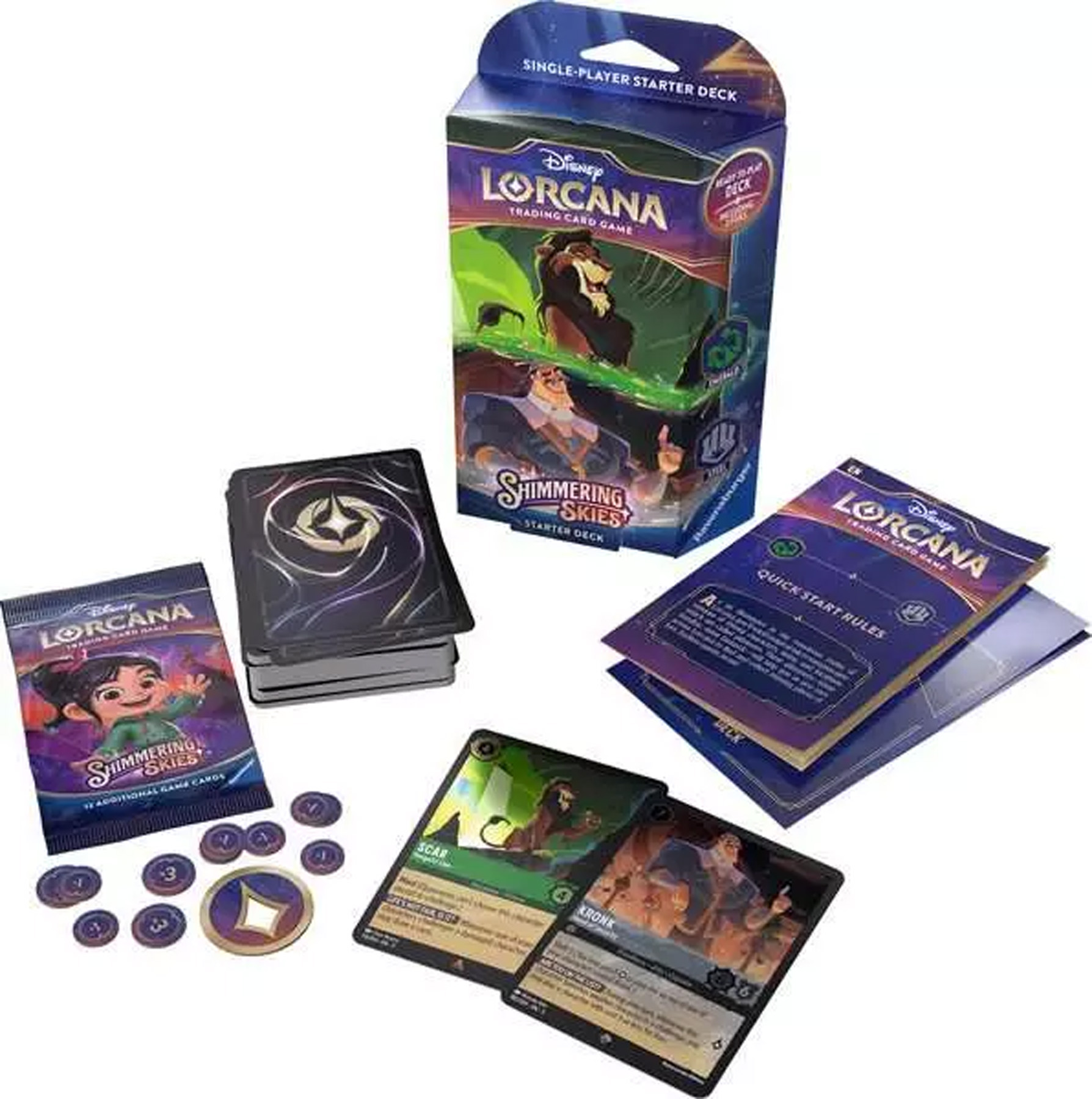 Himmelsleuchten - Starter Deck Smaragd und Stahl  (Englisch)