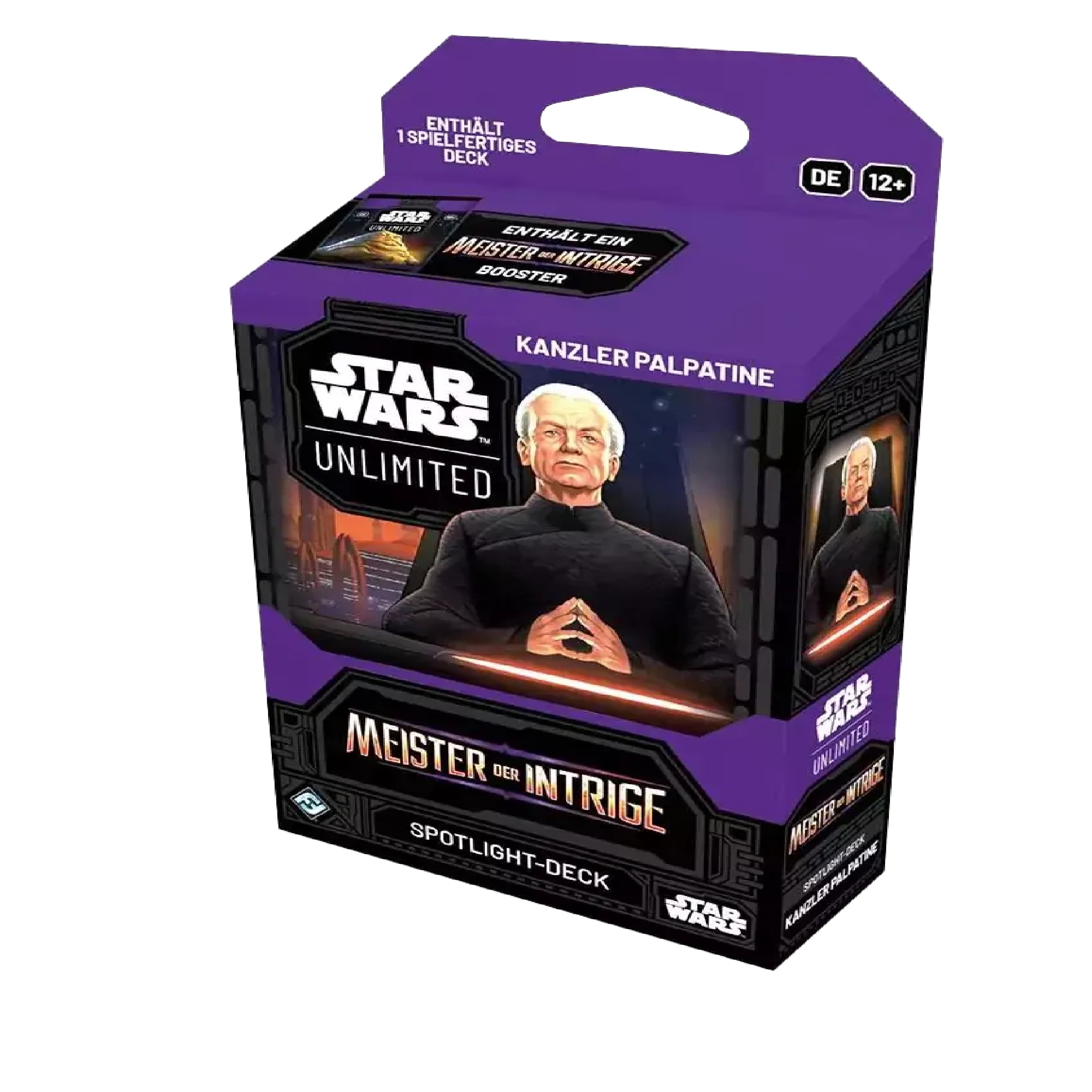 Star Wars Unlimited Meister der Intrige Spotlight Deck Kanzler Palpatine