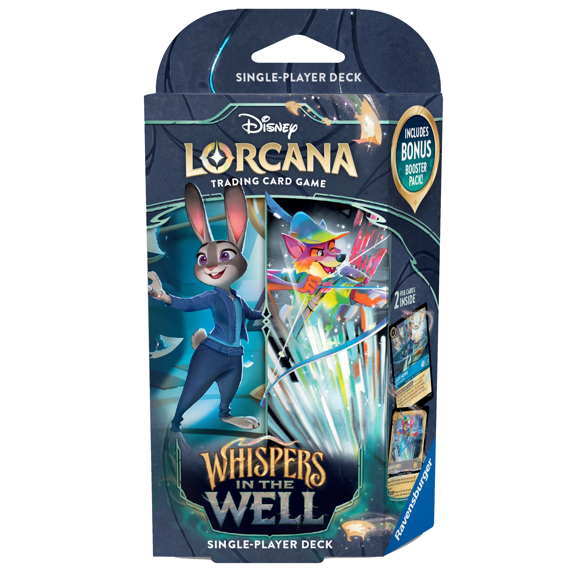 Disney Lorcana - Whispers in the Well - Starter Deck Steel & Sapphire (Englisch)