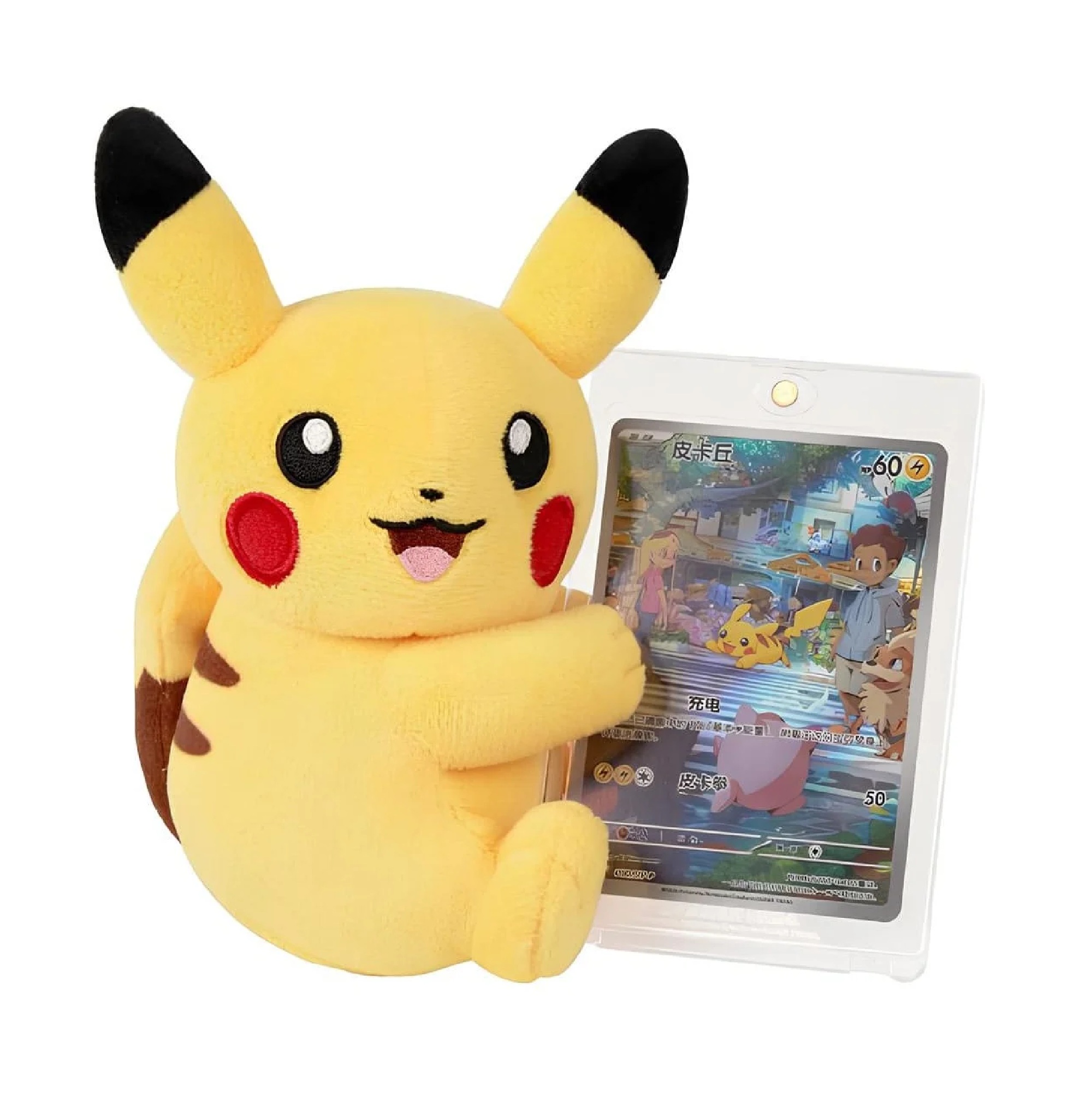 Pokemon - Nuzzle Cheeks Plush Toy Card