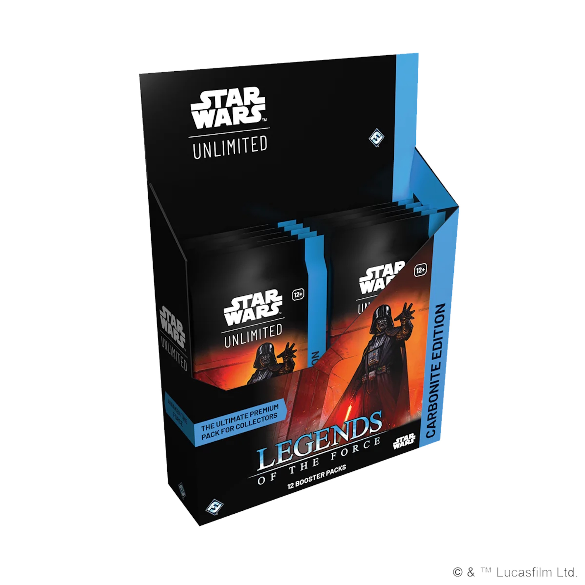 Star Wars Unlimited - Legenden der Macht - Carbonite Booster Display (Englisch)