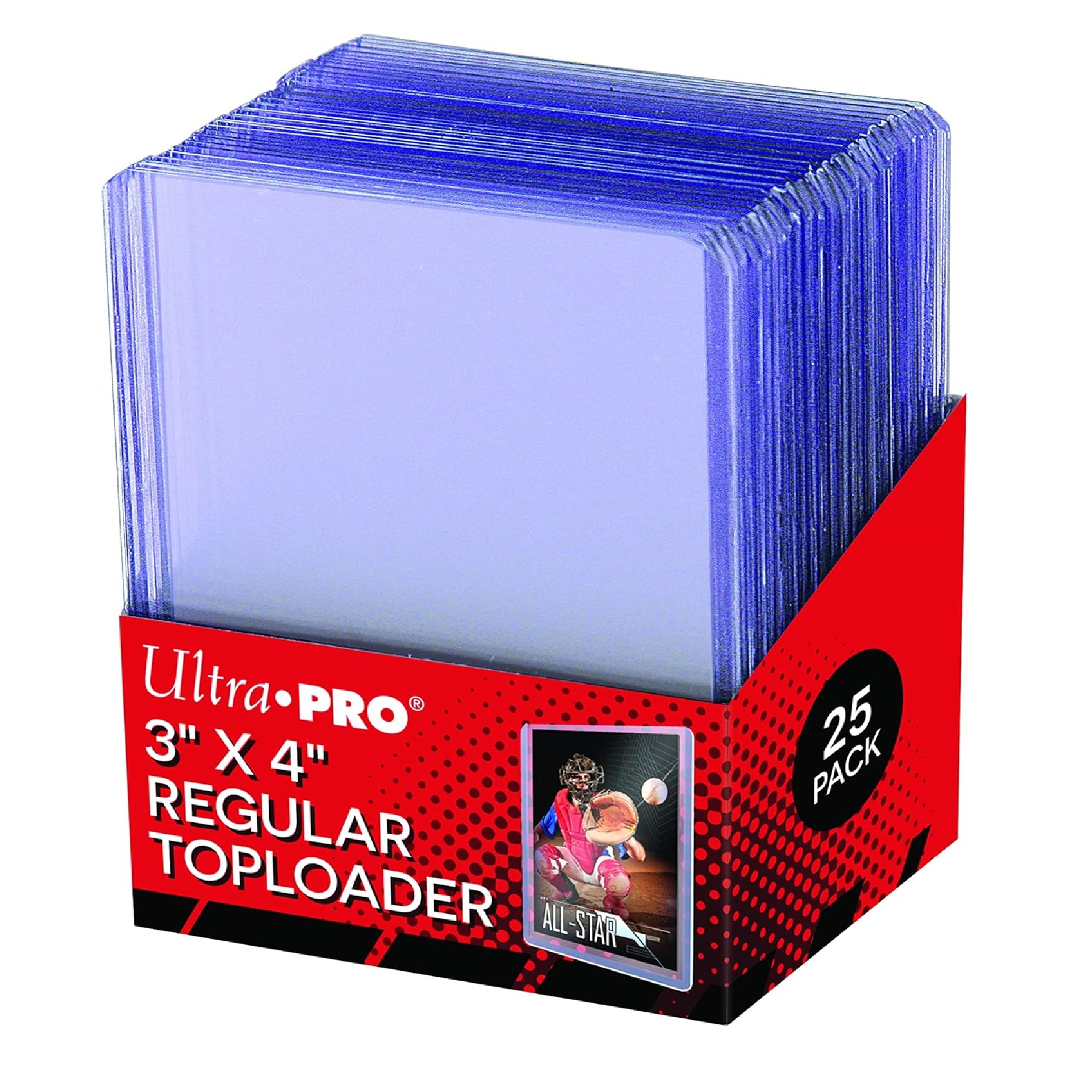 Ultra Pro Regular Toploader - 25 Stück -3x4