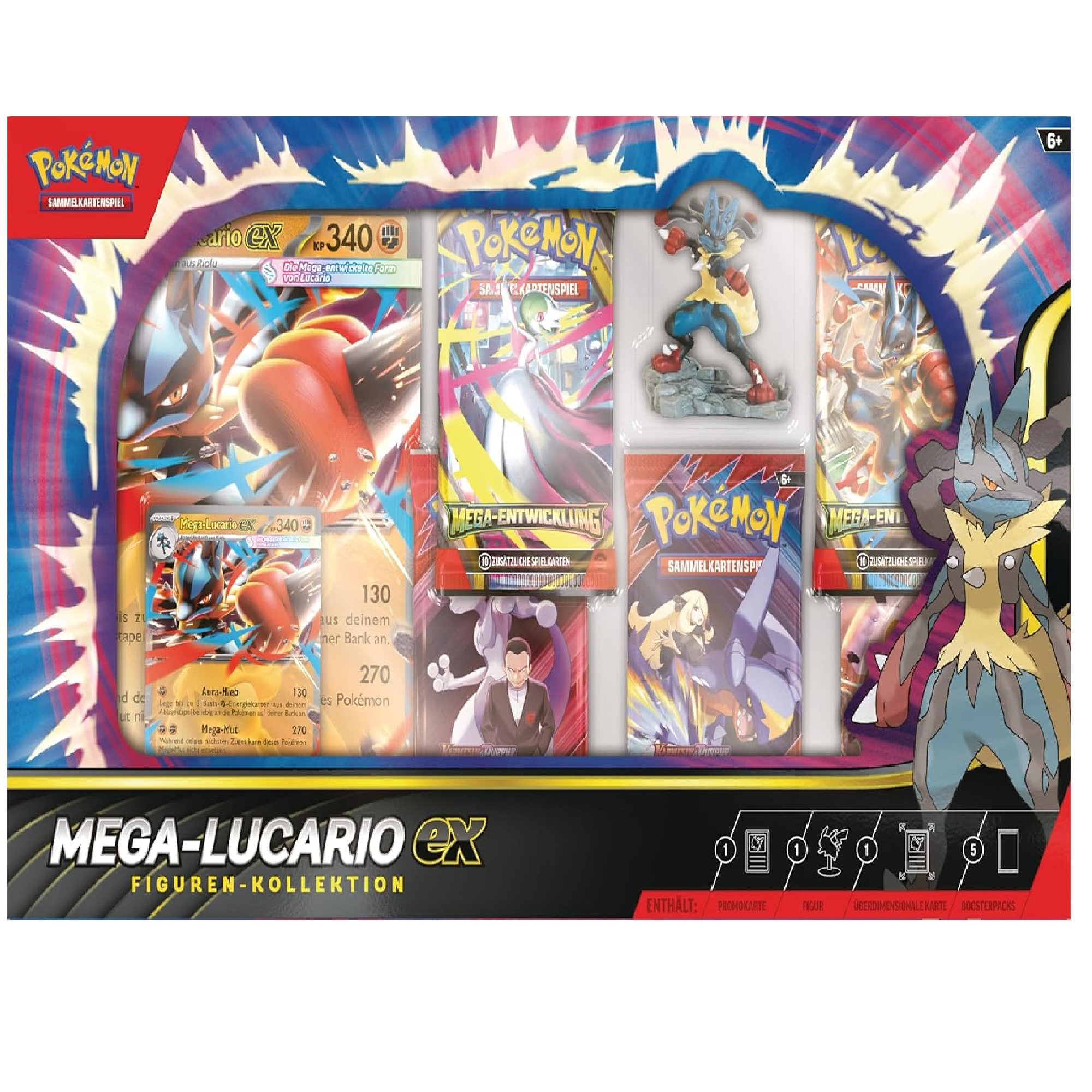 Pokemon - Mega Lucario EX Figuren Kollektion (Deutsch)