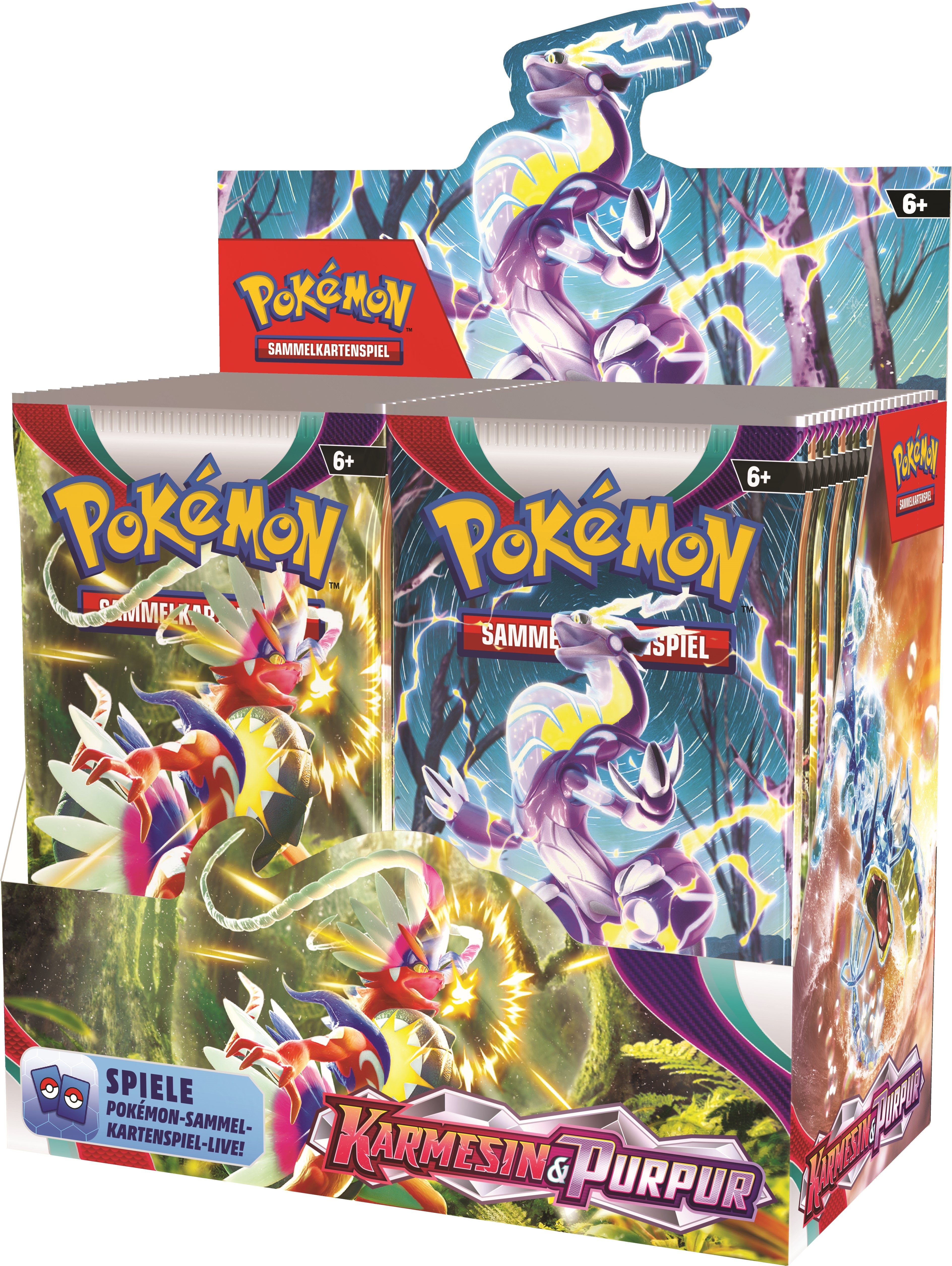 Pokemon Karmesin & Purpur KP01 Display (Deutsch)