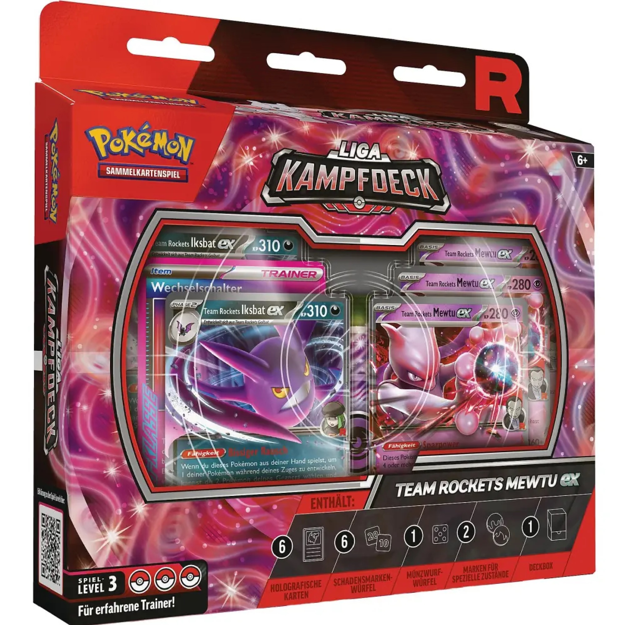 Pokemon Liga Kampfdeck Team Rockets Mewtu EX (Deutsch)