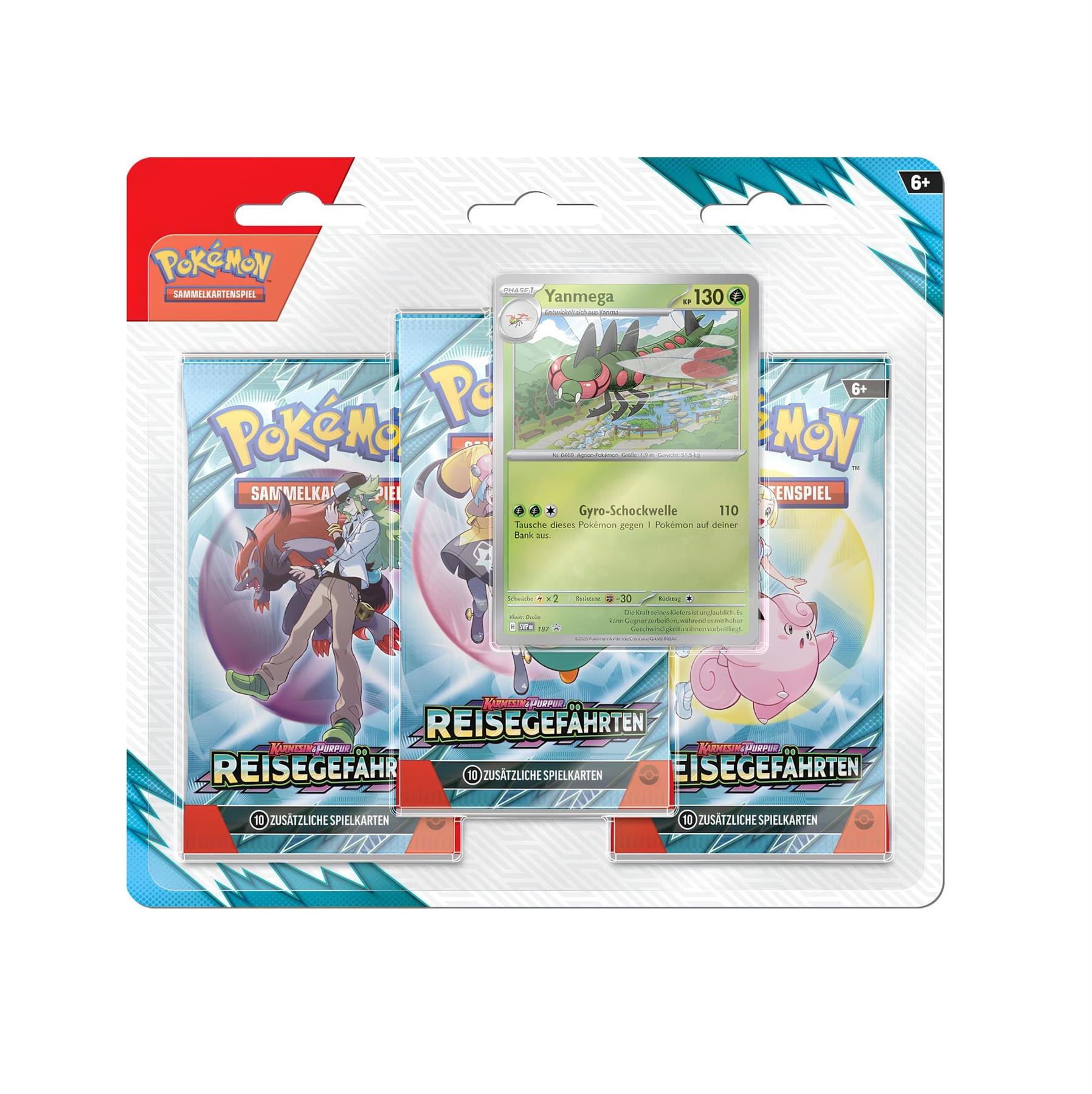 Pokemon KP09 Reisegefährten 3er Blister (Deutsch)